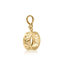 Load image into Gallery viewer, ITI NYC Round Back-Set Bezel Pendant in 14K Gold (5.00 mm - 8.00 mm)