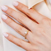 Load image into Gallery viewer, ITI NYC Princess Shape 4 Prong Light High TIF Style Solitaire