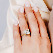 Load image into Gallery viewer, ITI NYC Princess Shape 4 Prong Light High TIF Style Solitaire