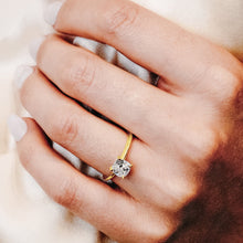 Load image into Gallery viewer, ITI NYC Princess Shape 4 Prong Light High TIF Style Solitaire