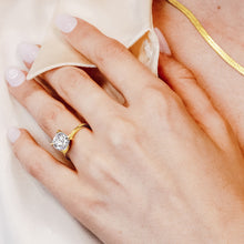 Load image into Gallery viewer, ITI NYC Princess Shape 4 Prong Light High TIF Style Solitaire