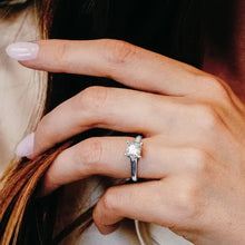 Load image into Gallery viewer, ITI NYC Princess Shape 4 Prong Lucida Solitaire