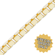 Load image into Gallery viewer, Special Order Only: Bulk / Spooled Venetian Box Chain in Gold