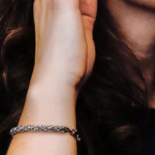 Load image into Gallery viewer, Bond St. Byzantine Chain Bracelet in Sterling Silver
