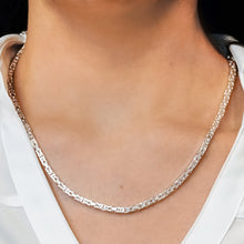 Load image into Gallery viewer, Times Square Byzantine Chain Necklace in Sterling Silver