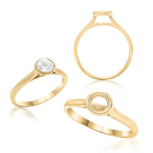 Load image into Gallery viewer, ITI NYC Round Bezel Solitaire