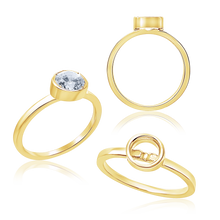 Load image into Gallery viewer, Round Bezel Solitaire