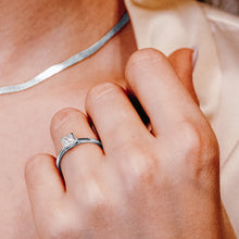 Load image into Gallery viewer, ITI NYC Princess Shape Bezel Solitaire