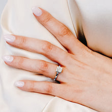 Load image into Gallery viewer, ITI NYC Princess Shape Bezel Solitaire