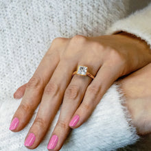 Load image into Gallery viewer, ITI NYC Princess Shape Bezel Solitaire