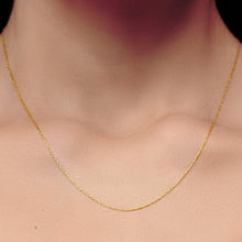 Load image into Gallery viewer, Manhattan Rope Necklace in 14K Yellow Gold