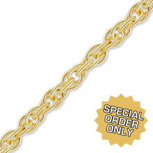 Load image into Gallery viewer, Special Order Only: Bulk / Spooled Classic Machine Rope Chain in Gold