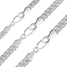 Load image into Gallery viewer, Finished Round Curb Chain Necklace in Sterling Silver