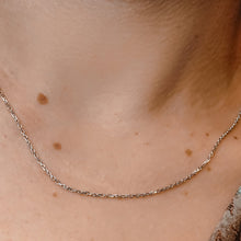 Load image into Gallery viewer, Delancey St. Diamond Cut Cable Chain Necklace in Sterling Silver