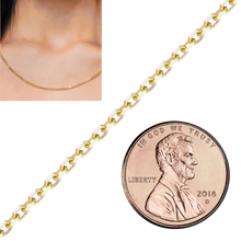 Load image into Gallery viewer, Special Order Only: Bulk / Spooled Diamond Cut Round Cable Chain in Gold