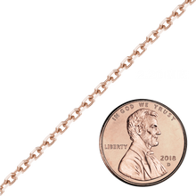 Load image into Gallery viewer, Special Order Only: Bulk / Spooled Diamond Cut Round Cable Chain in Gold