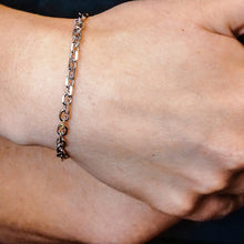 Load image into Gallery viewer, Delancey St. Diamond Cut Cable Chain Bracelet in Sterling Silver