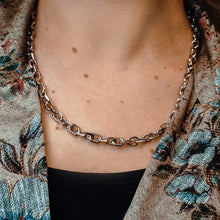 Load image into Gallery viewer, Delancey St. Diamond Cut Cable Chain Necklace in Sterling Silver