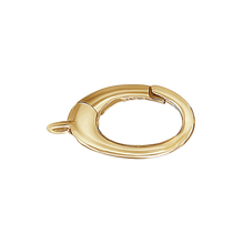 Load image into Gallery viewer, Oval Open In Chain Connectors / Charm Hangers / Carabiners (6 x 12 mm - 9 x 15 mm)