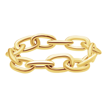 Load image into Gallery viewer, Christopher St. Cable Chain Ring in 14K Yellow Gold