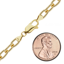 Load image into Gallery viewer, Christopher St. Cable Necklace in 14K Yellow Gold