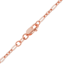 Load image into Gallery viewer, FiDi Figaro Cable Bracelet in 14K Rose Gold