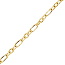 Load image into Gallery viewer, Bulk / Spooled Round Figaro Cable Chain in 14K Yellow Gold (1.60 mm - 2.50 mm)