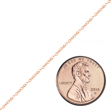 Load image into Gallery viewer, Special Order Only: Bulk / Spooled Flat Twisted Cable (Singapore) Chain in Gold