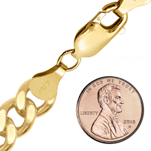 Load image into Gallery viewer, Finished Heavy Flat Curb Necklace in 14K Gold-Filled