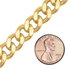 Load image into Gallery viewer, Bulk / Spooled Heavy Flat Curb Chain in 14K Gold-Filled (1.10 mm - 10.50 mm)