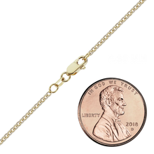 Load image into Gallery viewer, Chelsea Cable Anklet in 18K Yellow Gold