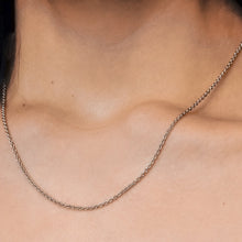 Load image into Gallery viewer, Chelsea Cable Necklace in 14K White Gold