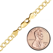 Load image into Gallery viewer, Finished Light Flat Curb Necklace in 14K Gold-Filled