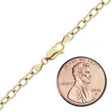Load image into Gallery viewer, Clinton St. Cable Anklet in 18K Yellow Gold