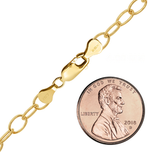 Load image into Gallery viewer, Finished Light Round Cable Necklace in 14K Gold-Filled