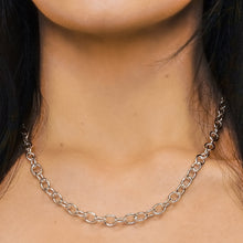 Load image into Gallery viewer, Clinton St. Cable Chain Necklace in Sterling Silver
