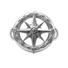 Load image into Gallery viewer, Compass Bracelet Top in Sterling Silver (27 x 23mm)