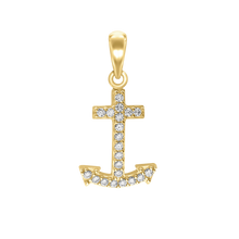 Load image into Gallery viewer, Anchor Charm (28 x 12mm)