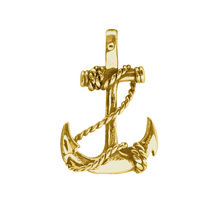 Load image into Gallery viewer, Anchor with Rope Charm (35 x 24mm)
