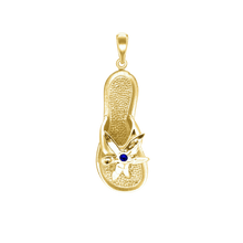 Load image into Gallery viewer, Flip Flop with Flower Charm (41 x 14mm)