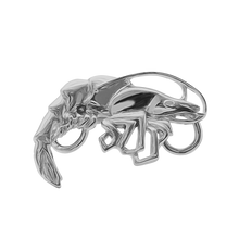 Load image into Gallery viewer, Shrimp Bracelet Top in Sterling Silver (31 x 21mm)