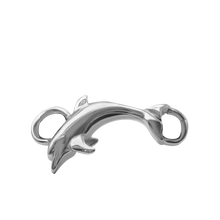 Load image into Gallery viewer, Dolphin Bracelet Top in Sterling Silver (31 x 17mm)