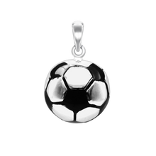 Load image into Gallery viewer, Soccer Ball Charm (29 x 19mm)