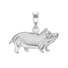 Load image into Gallery viewer, Small Pig Charm (15 x 19mm)