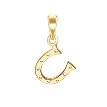 Load image into Gallery viewer, Tiny Horseshoe Charm (18 x 10mm)