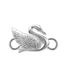Load image into Gallery viewer, Swan Bracelet Top in Sterling Silver (30 x 18mm)