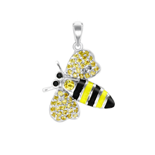 Load image into Gallery viewer, Bumblebee Charm (28 x 20 mm)