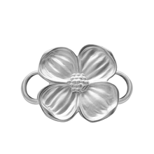Load image into Gallery viewer, Dogwood Flower Bracelet Top in Sterling Silver (27 x 19mm)