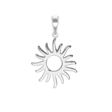 Load image into Gallery viewer, Open Sun Charm (25 x 17 mm)