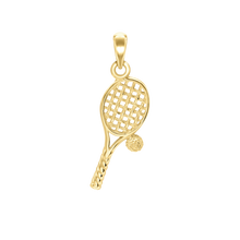 Load image into Gallery viewer, Tennis Racket Charm (29 x 9mm)